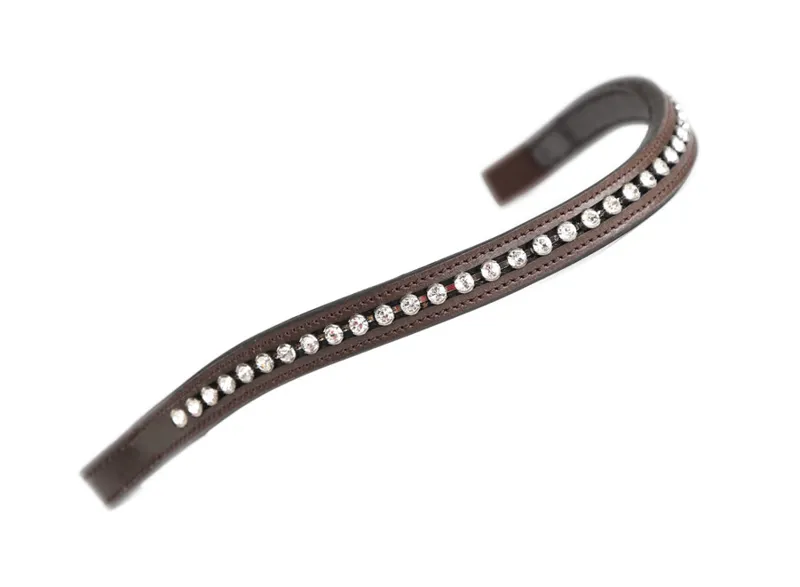 Shires Velociti GARA Large Diamante Browband Havana